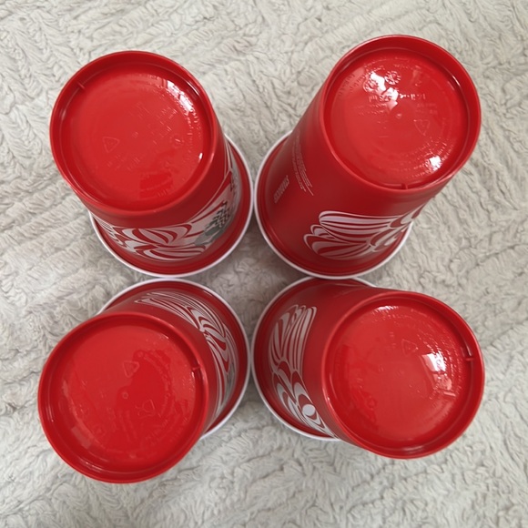 Bundle of 4 2024 Starbucks holiday reusable cups and lids, New condition - Picture 14 of 16